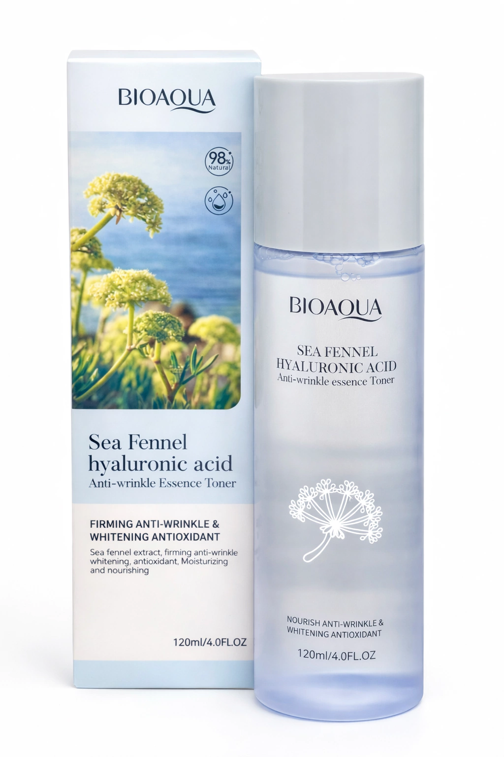 Tonico facial acid Hyaluronico algas marinas Bioaqua 120ml